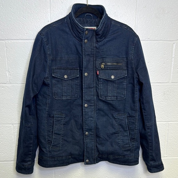 Levi's Other - NWOT Levi's Blue Denim Jacket with Stand-Up Collar